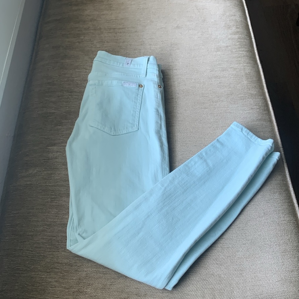 Mint Skinny Jeans